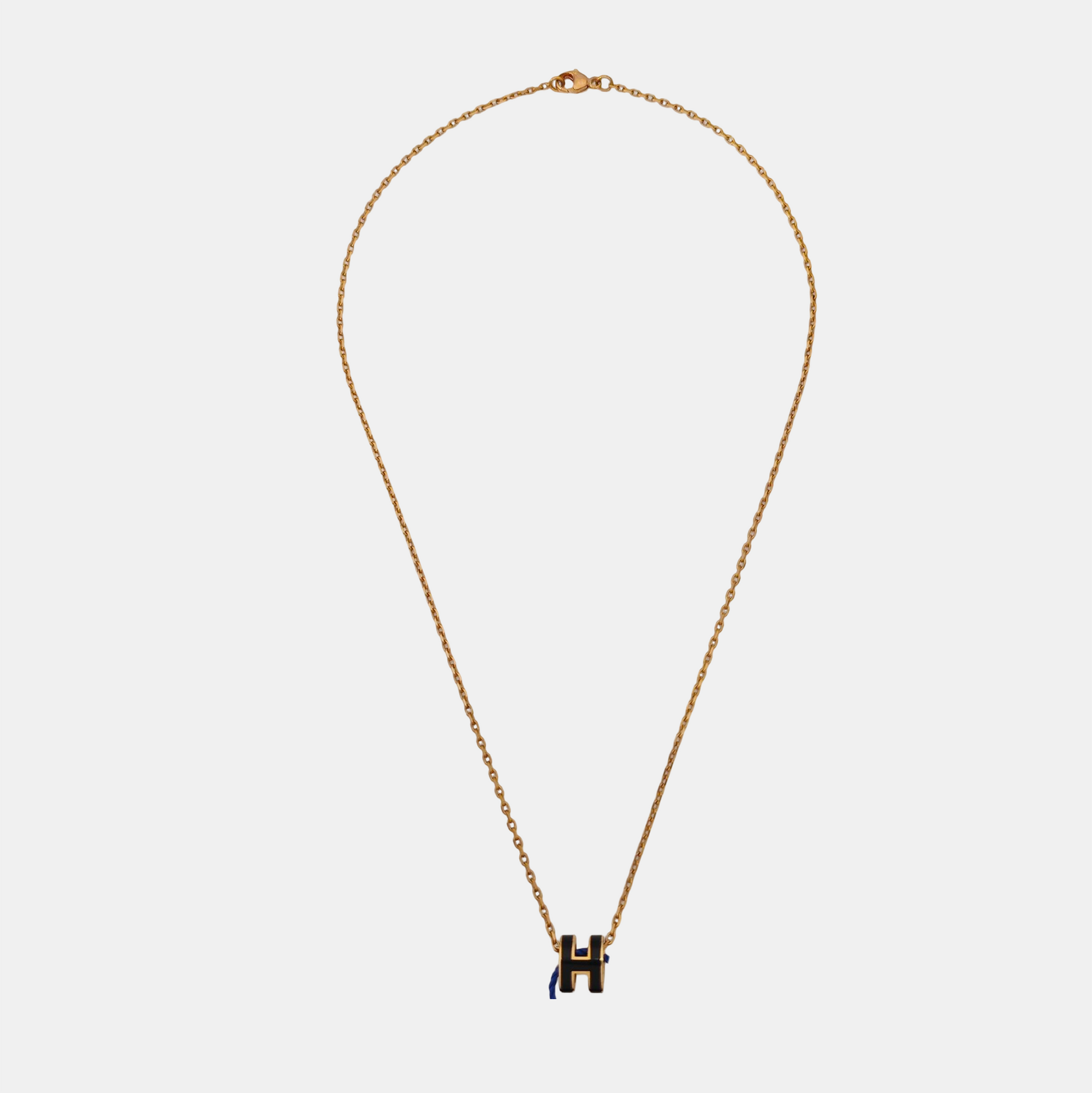 Pop H Metal Rose Gold Necklace
