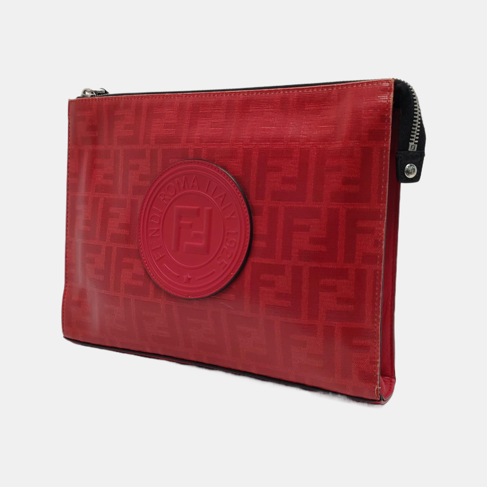 Authenticated pre-owned  Runaway Coated Canvas Red - Clutch at Looply