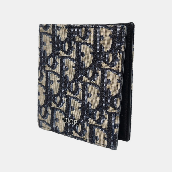 Oblique Canvas Wallet Blue