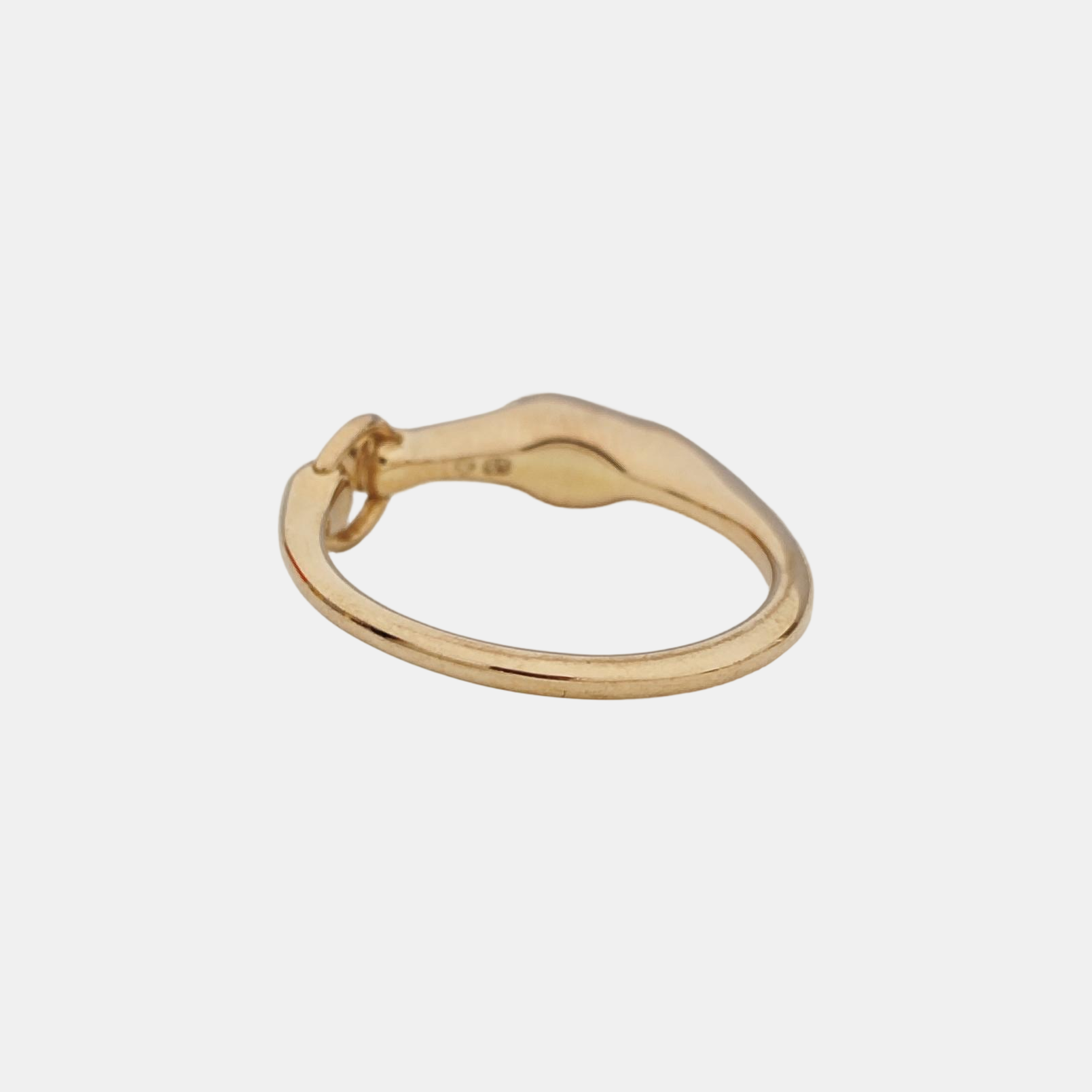 Galop Hermes 18k Rose Gold Ring EU 52