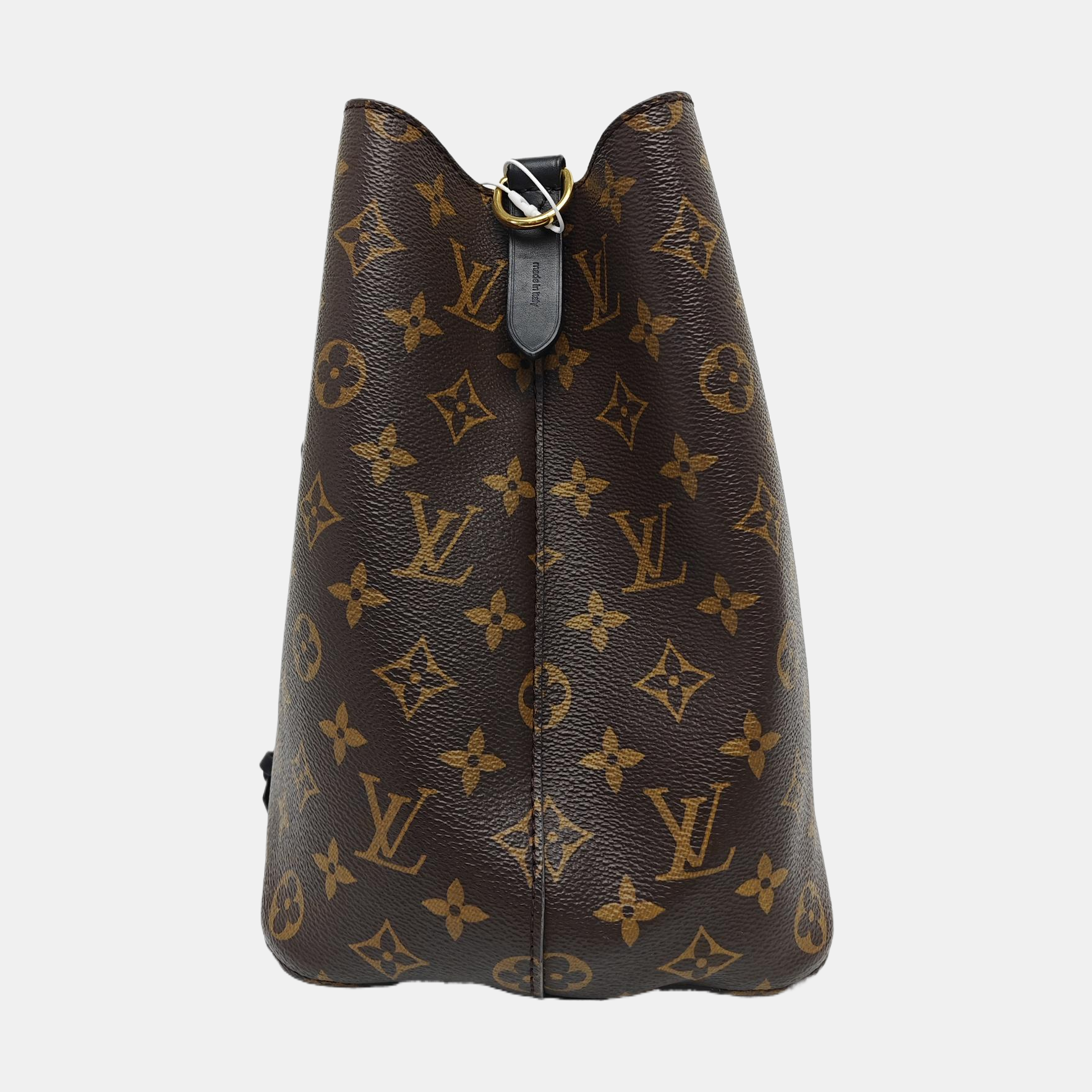 NÉONOÉ MM Monogram Coated Canvas Brown