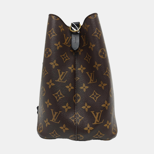 NÉONOÉ MM Monogram Coated Canvas Brown