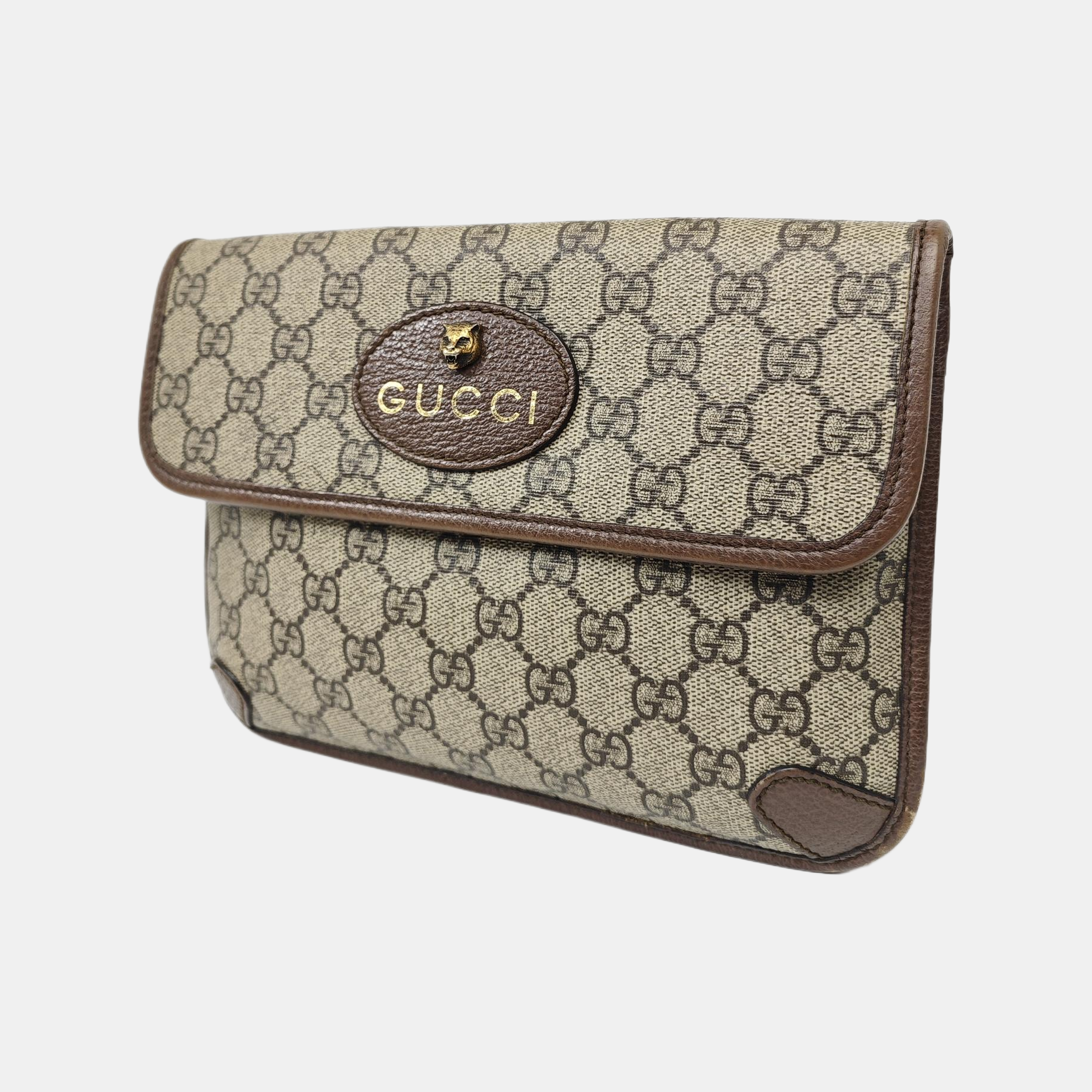 Neo Vintage Monogram Coated Canvas Beige