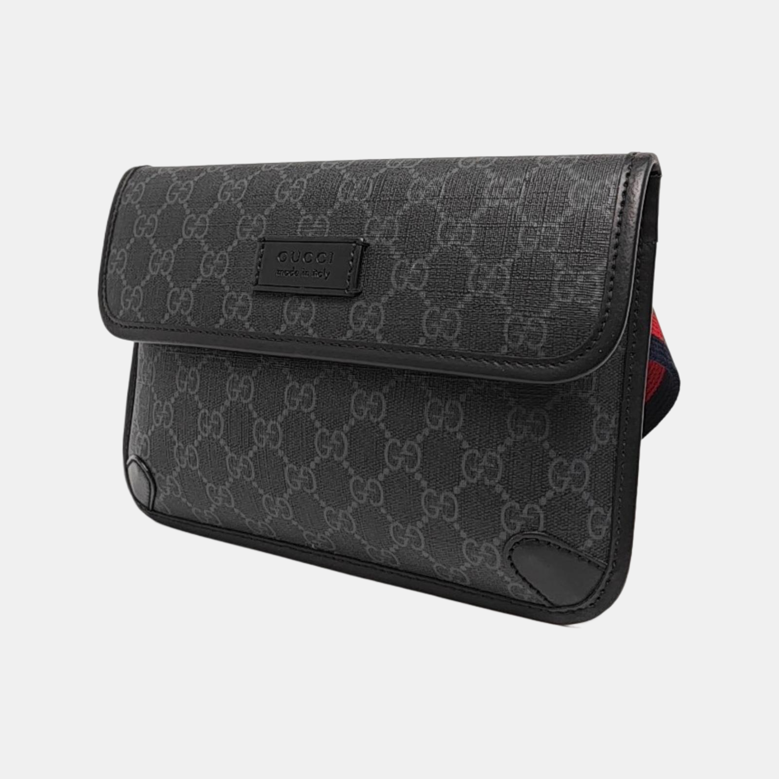 Neo Vintage Monogram Coated Canvas Black