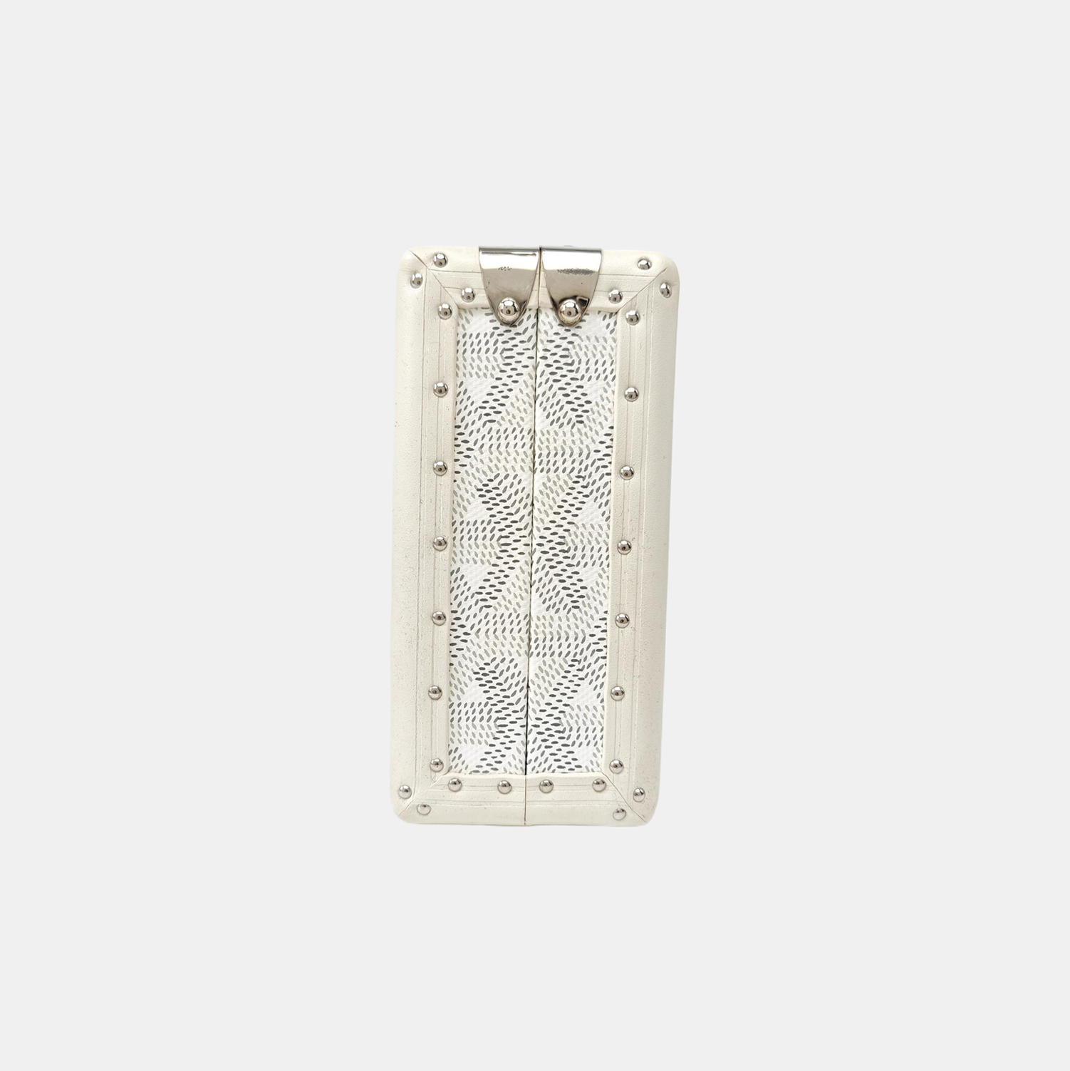 Coated Canvas Shoulder Bag White