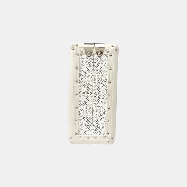 Coated Canvas Shoulder Bag White