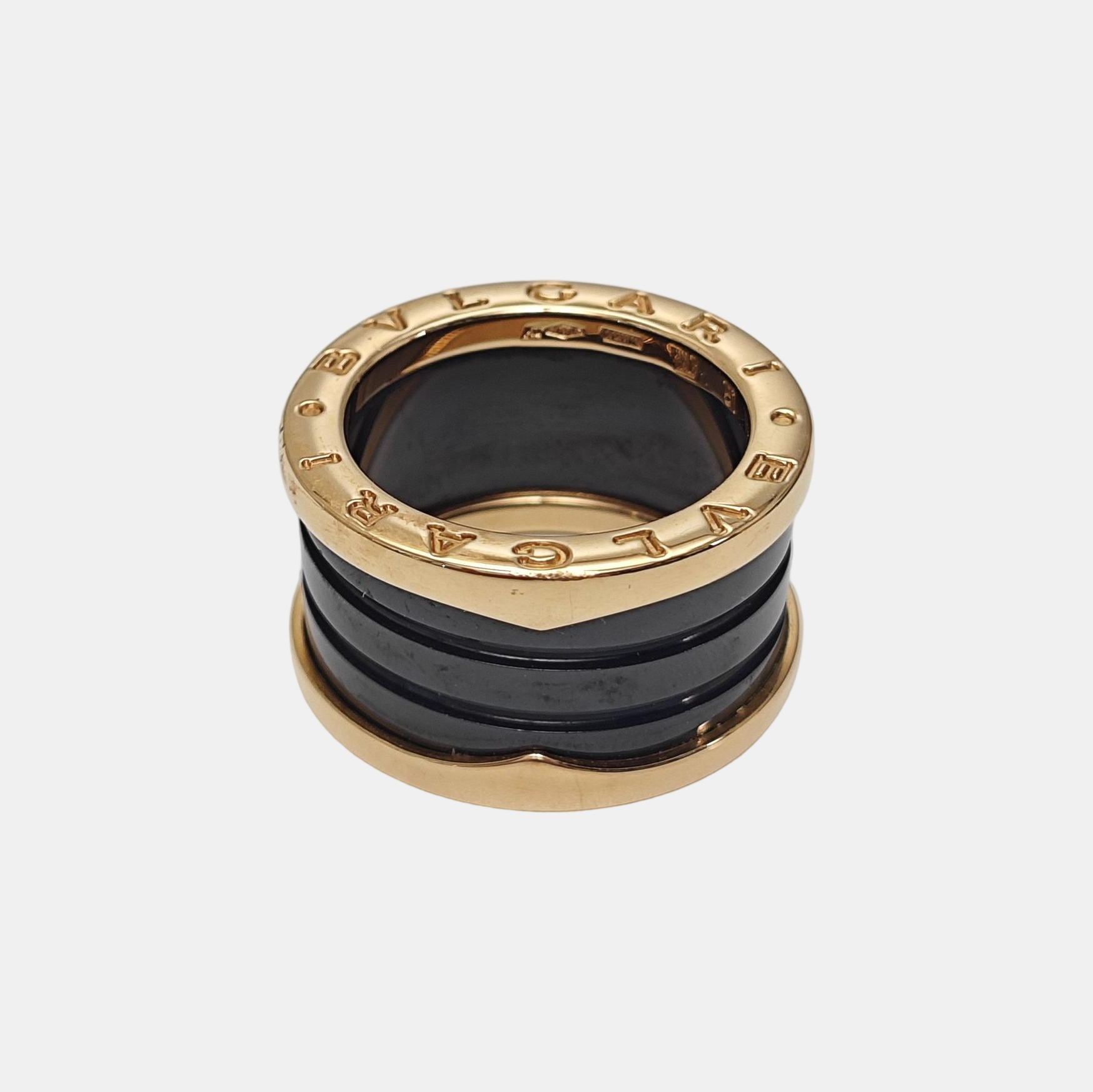 B.ZERO1 18k Rose Gold Ring EU 51