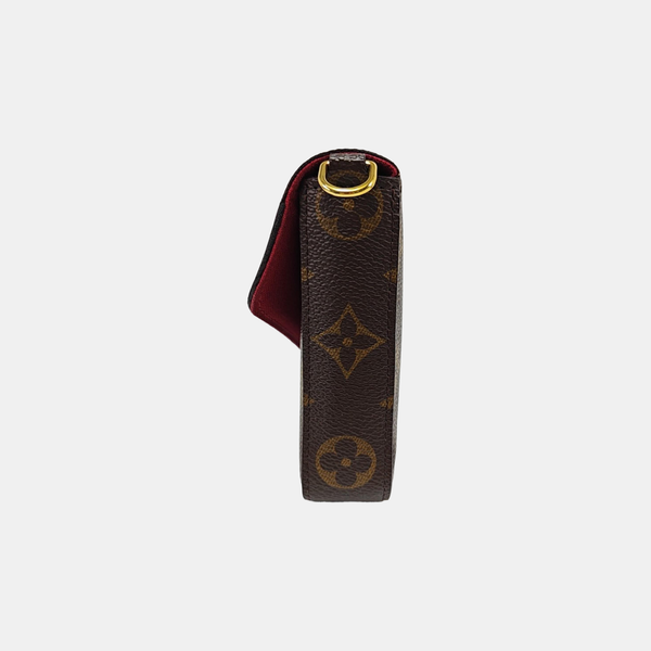 FÉLICIE Monogram Lona Revestida Marrón
