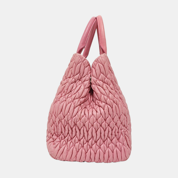 Crystal Quilted Lambskin Red
