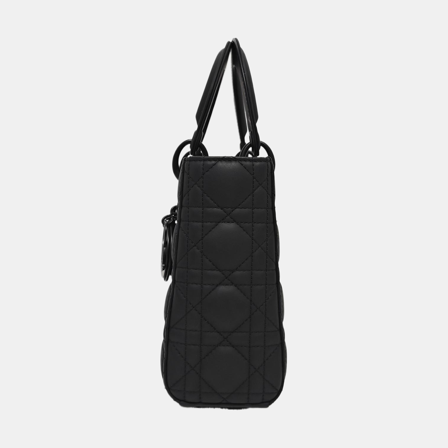 Lady Dior Small Cannage Calfskin Black