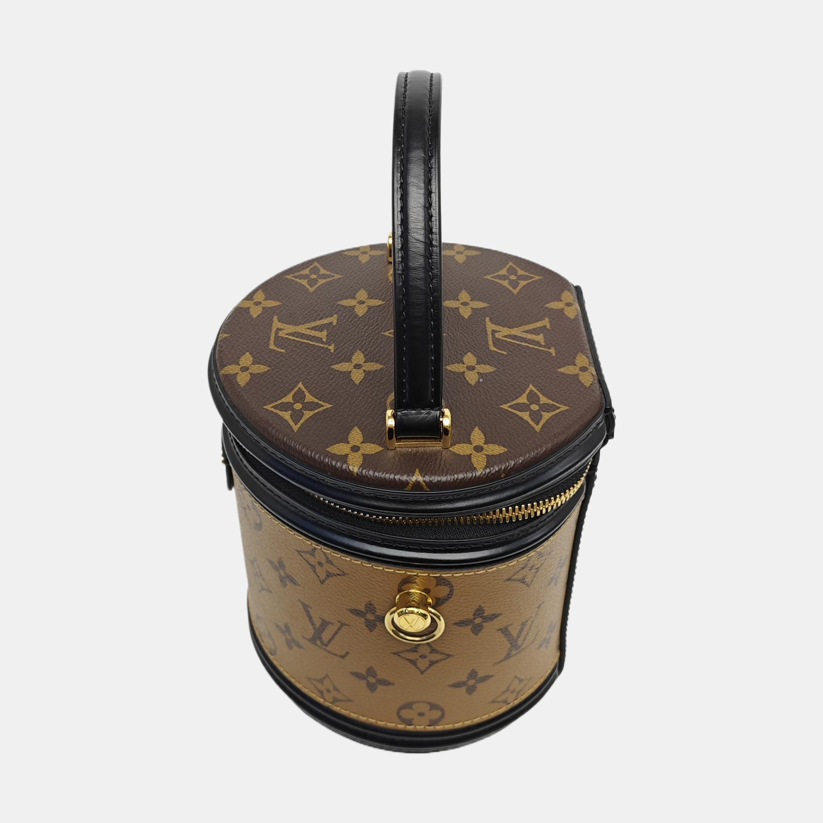 CANNES PM Monogram Coated Canvas Brown