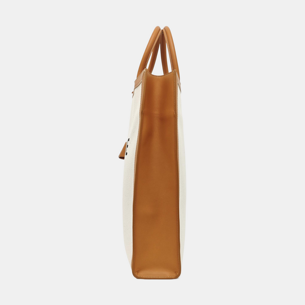 CABAS CELINE Medium Fabric White