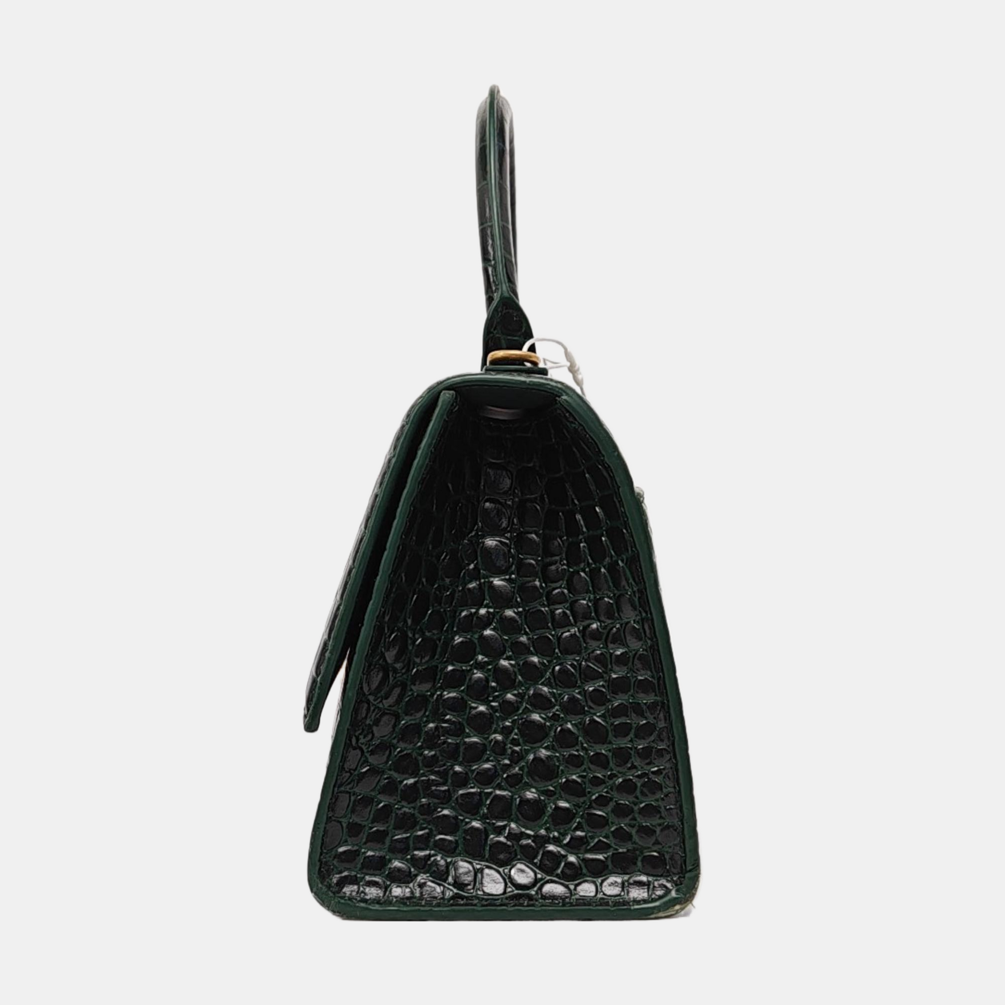 Hourglass S Calfskin Green