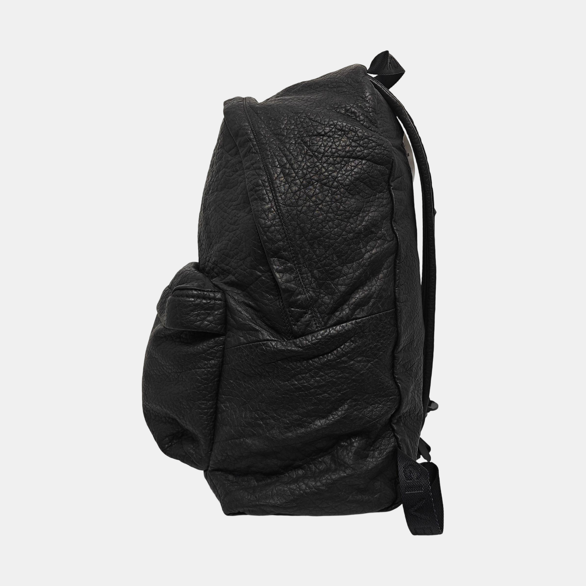 Leather Backpack Black