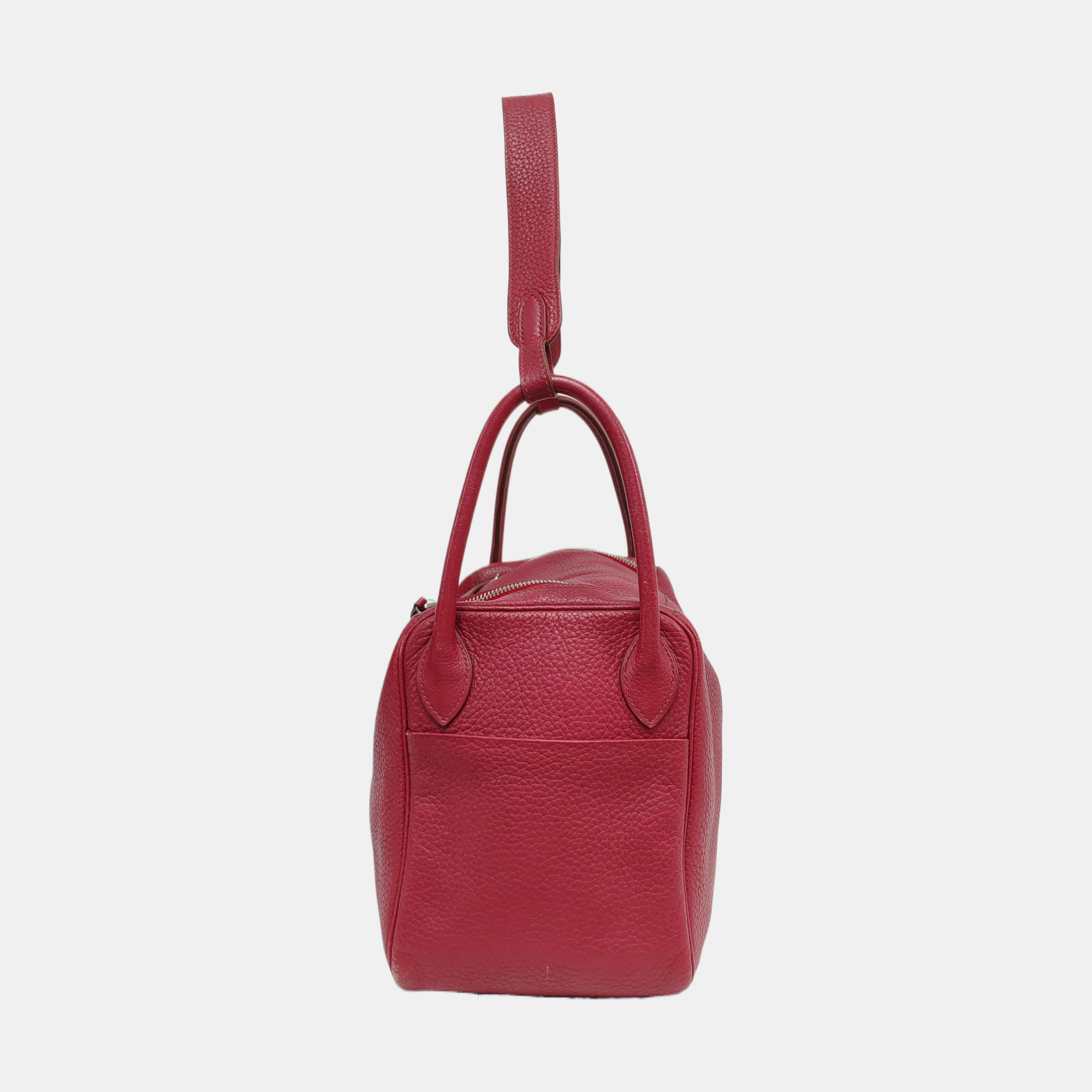 Authenticated pre-owned  Lindy 30 Clemence Red - Shoulder Bag at Looply