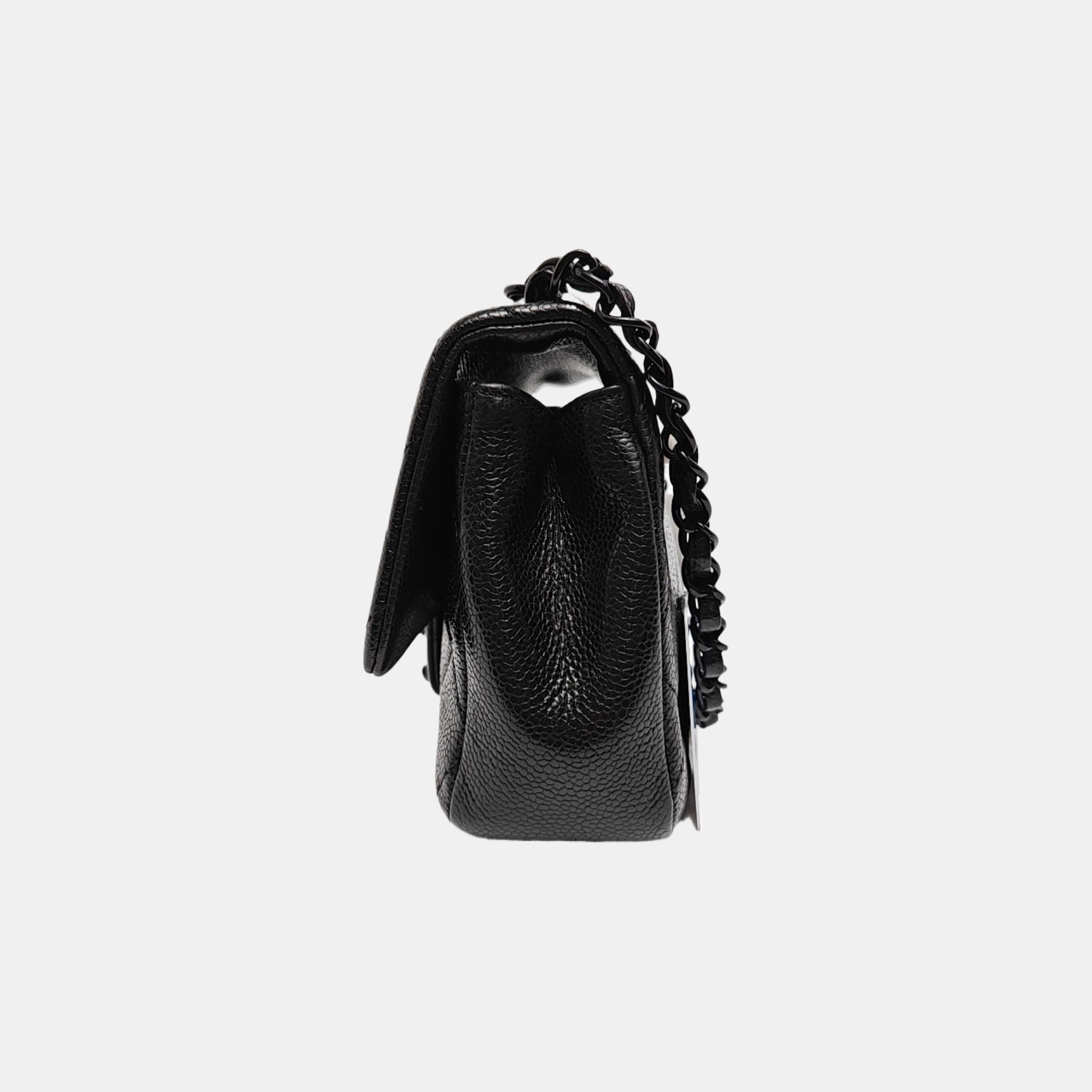 SO BLACK Quilted Grained Calfskin Black