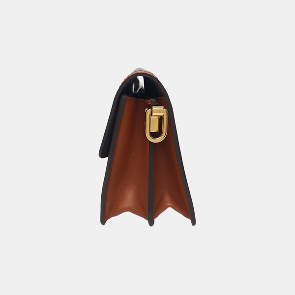 DAUPHINE Mini Monogram Coated Canvas Brown