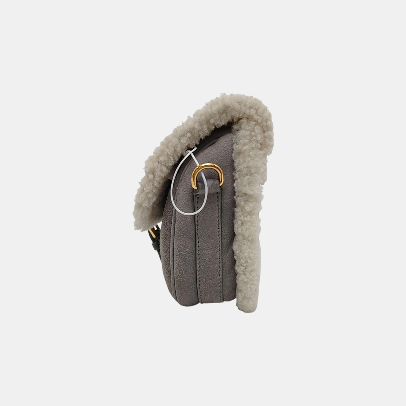 Authenticated pre-owned  Bobby Medium Sheepskin Gray - Shoulder Bag at Looply