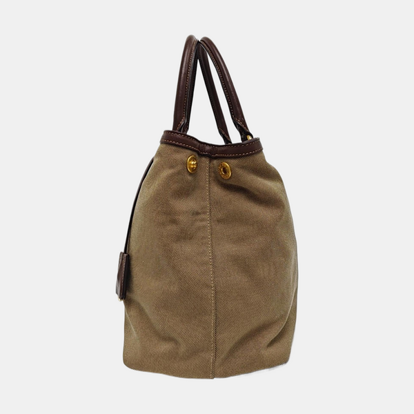 Canvas Tote Bag Brown