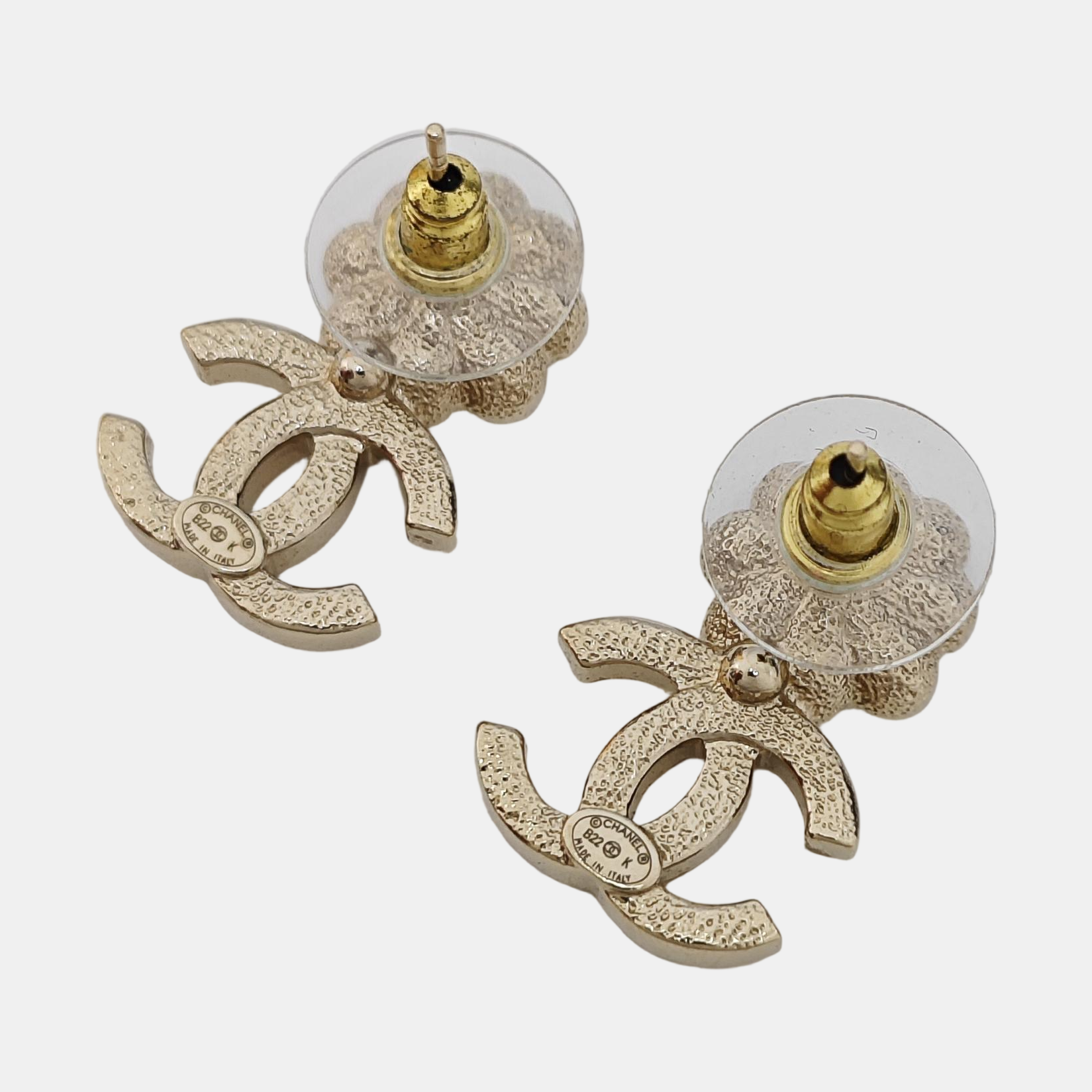 Metal Gold Stud Earrings