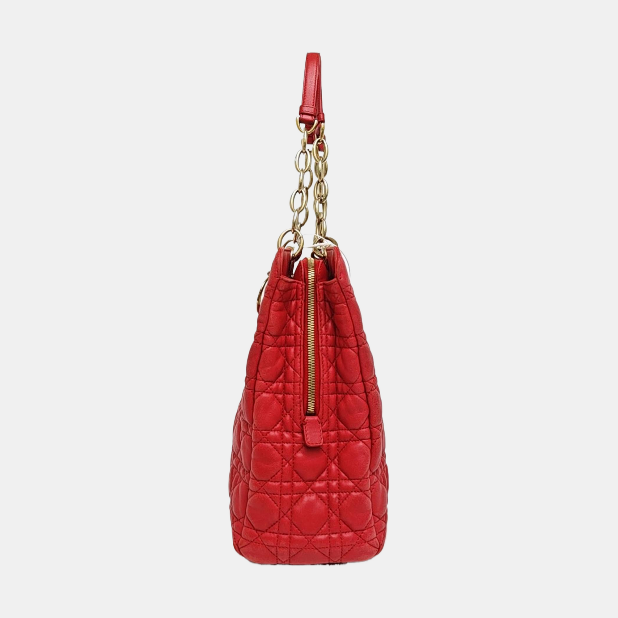 Dior Soft Cannage Lambskin Red