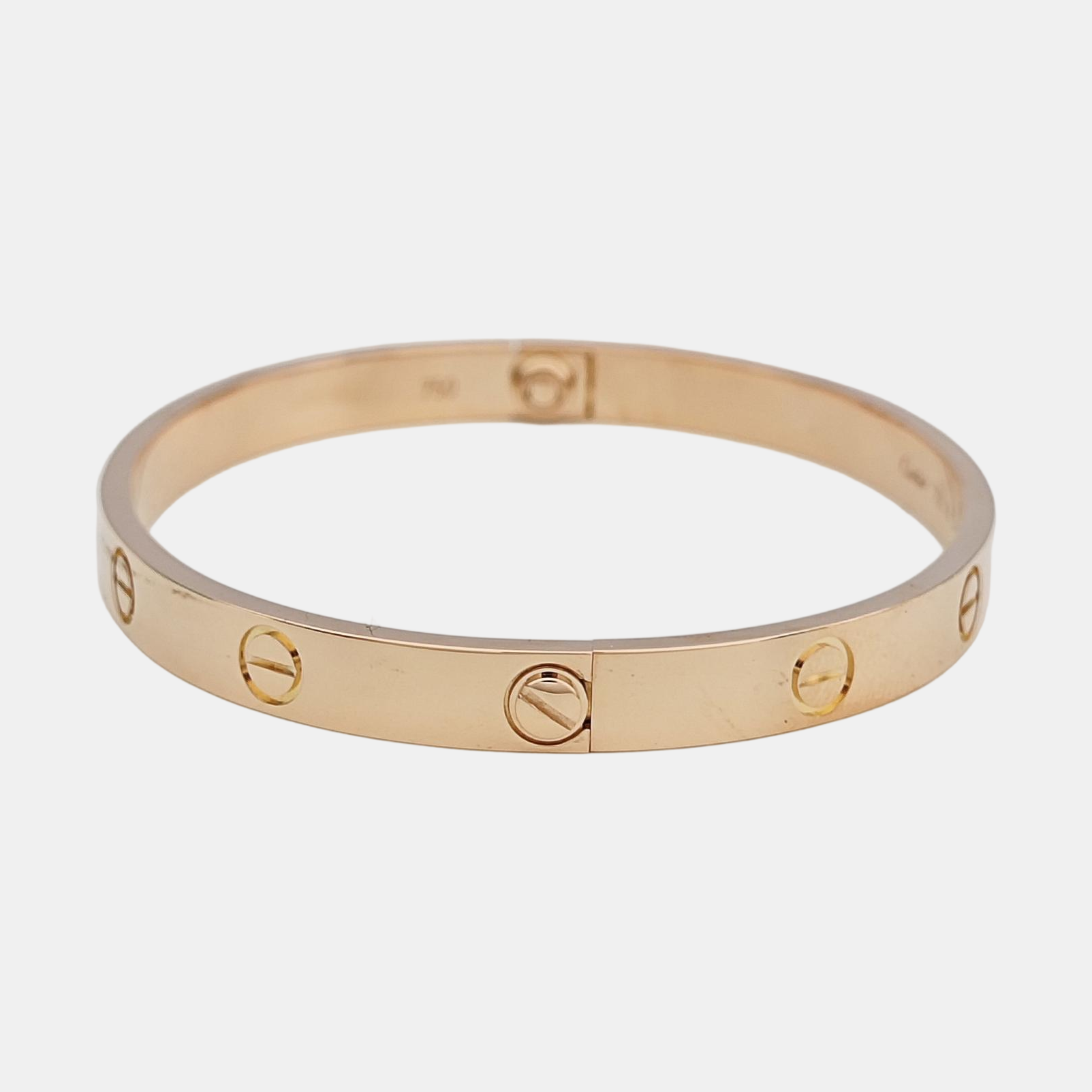 LOVE 18k Rose Gold Bangle