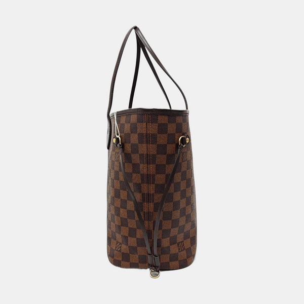 NEVERFULL MM Damier Ebene Coated Canvas Brown