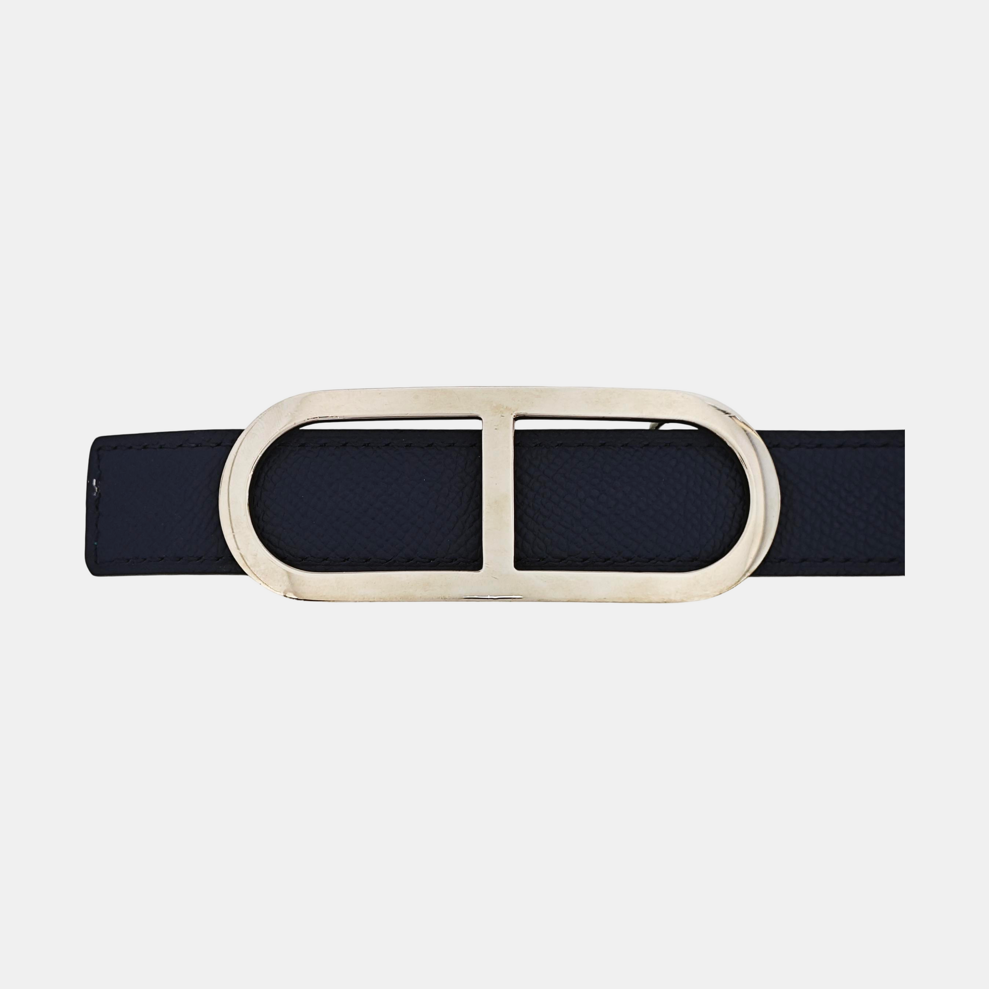 Leather Belt Blue