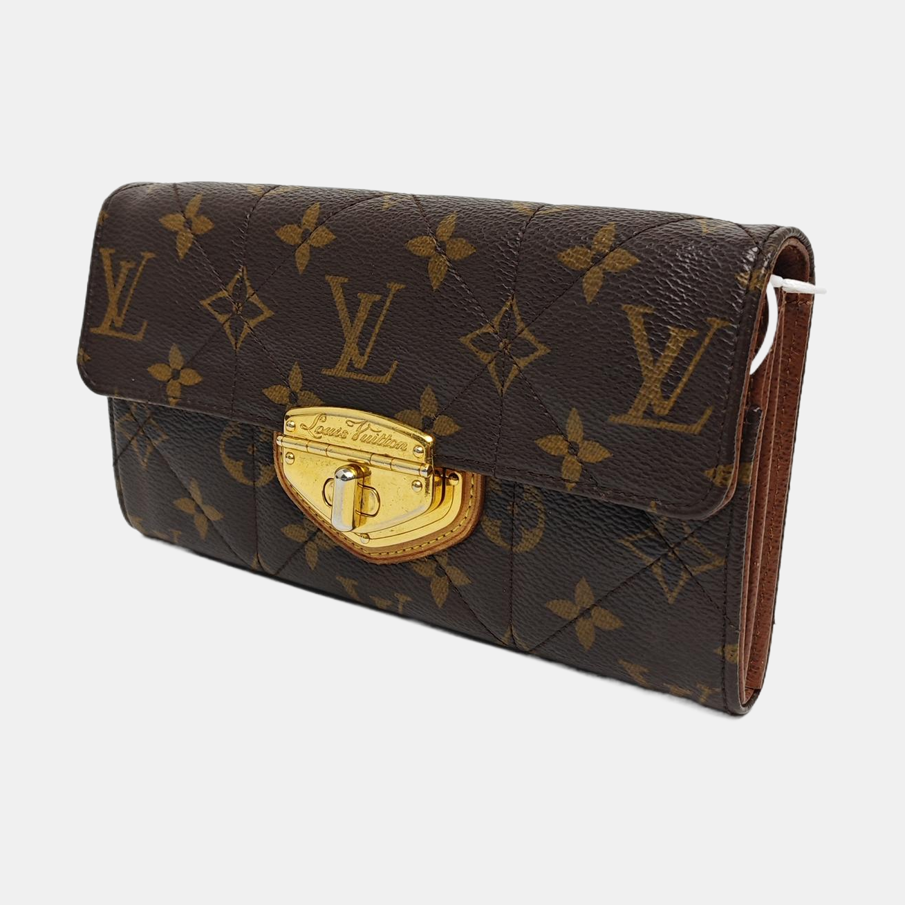 ETOILE Monogram Coated Canvas Brown Wallet