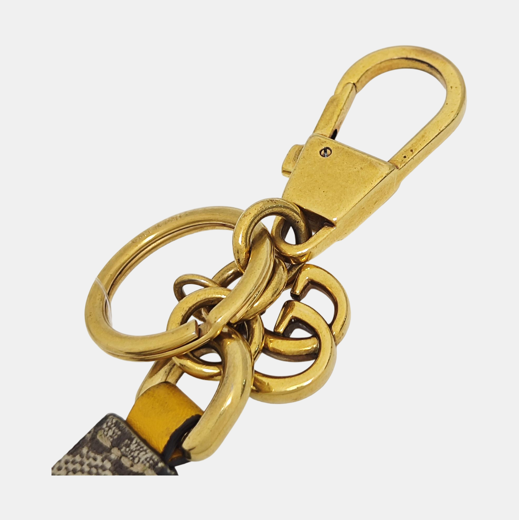 Metal Bag Charm Gold