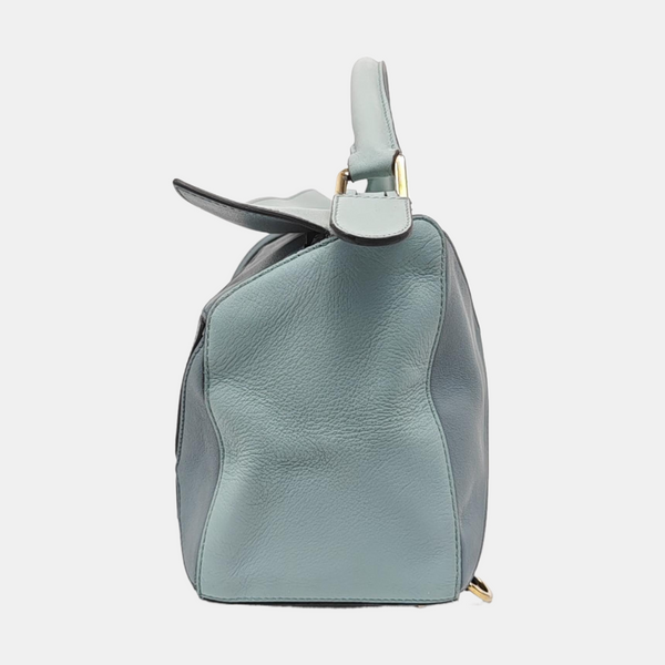 Authenticated pre-owned  Puzzle Medium Calfskin Blue - Shoulder Bag at Looply