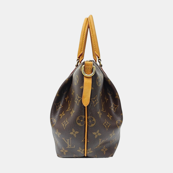TURENNE Monogram Coated Canvas Brown