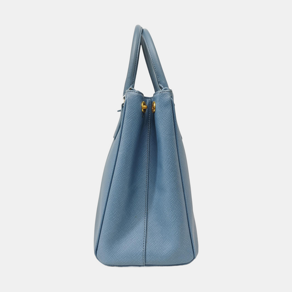 Galleria Large Calfskin Blue