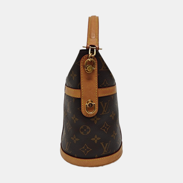 DUFFLE Monogram Coated Canvas Brown