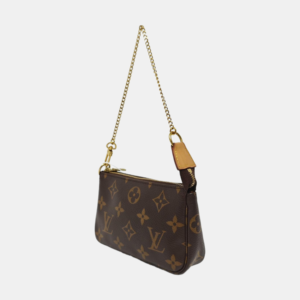 ACCESSOIRES Mini Monogram Coated Canvas Brown