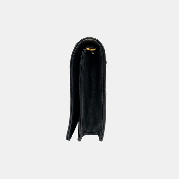Authenticated pre-owned  Diorama Calfskin Black - Shoulder Bag at Looply