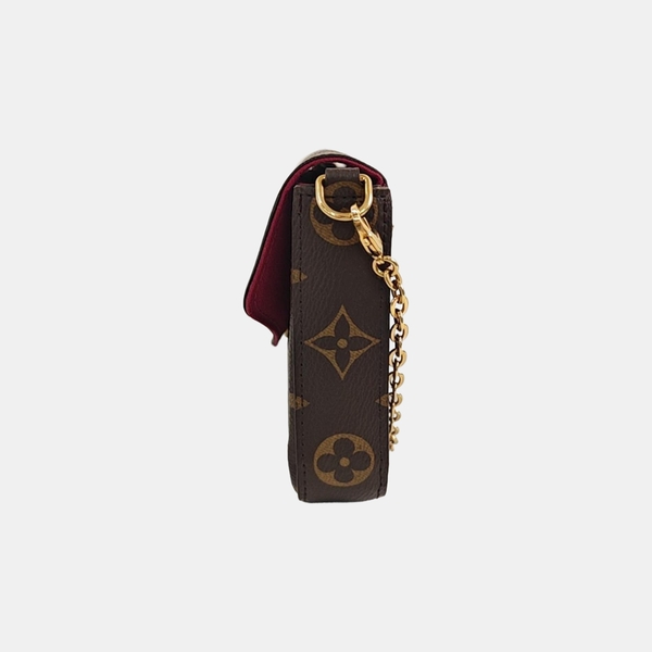FÉLICIE Monogram Coated Canvas Brown