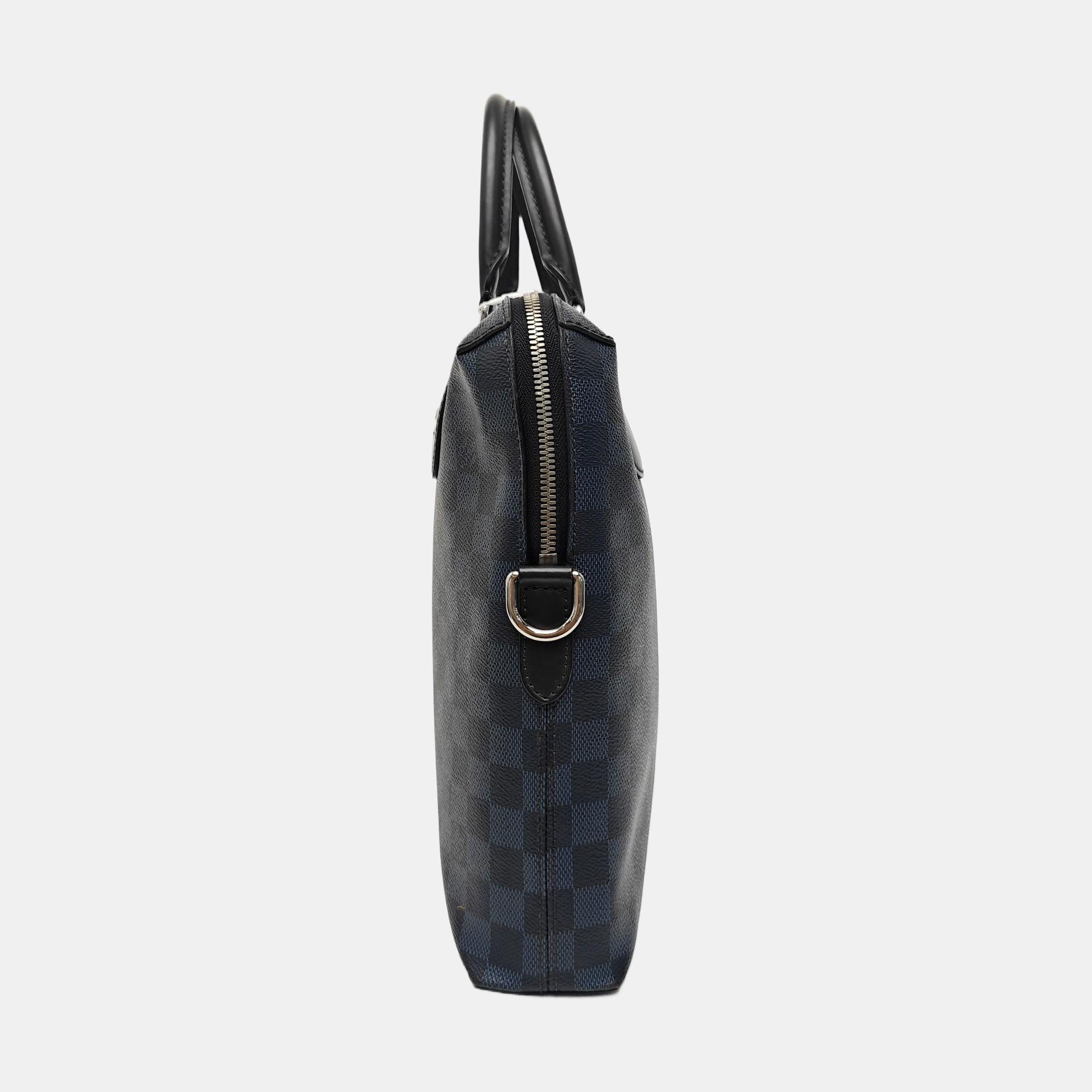 PORTE-DOCUMENTS Damier Coated Canvas Blue
