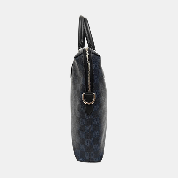 PORTE-DOCUMENTS Damier Coated Canvas Blue