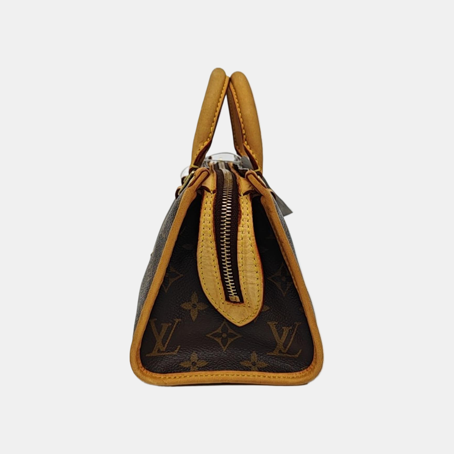 POPINCOURT Monogram Coated Canvas Brown