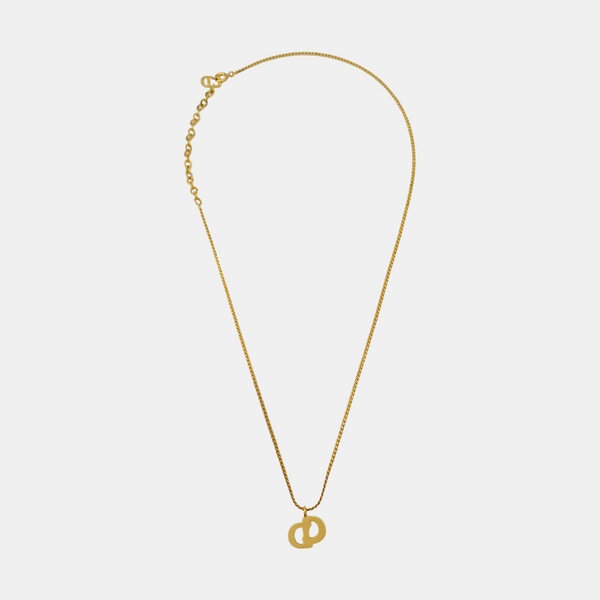 Petit CD Metal Gold Necklace