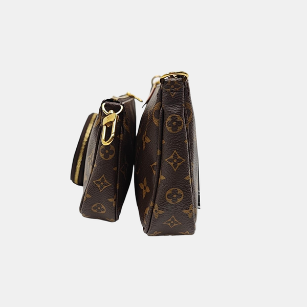 MULTI Monogram Coated Canvas Brown