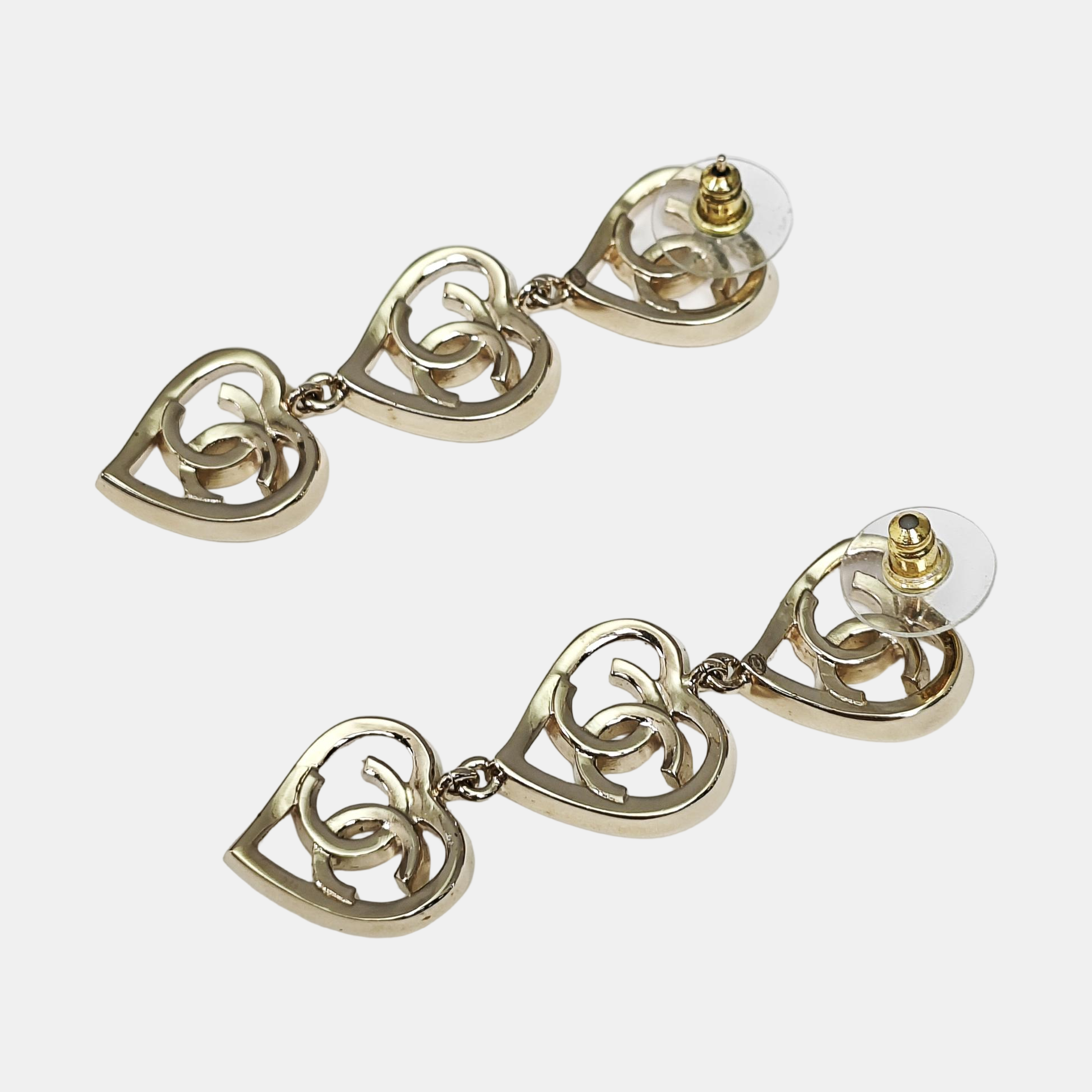 Metal Gold Stud Earrings