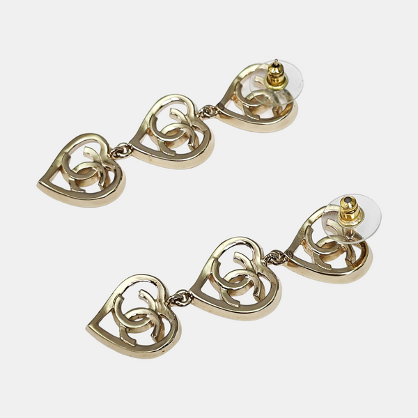 Metal Gold Stud Earrings