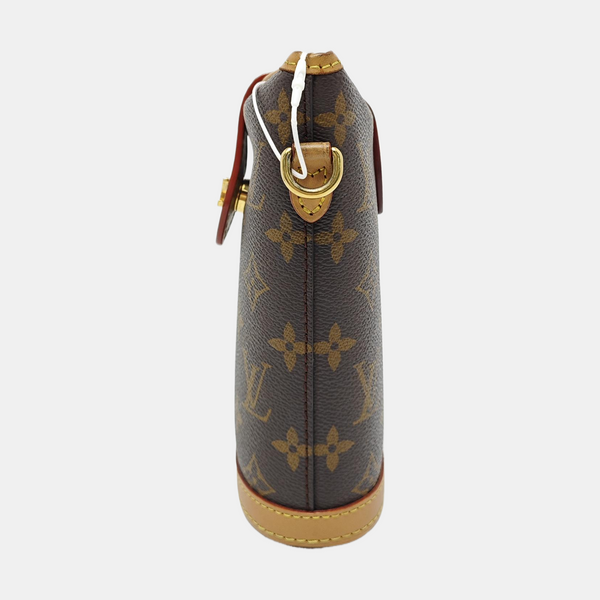 FOLD ME Monogram Coated Canvas Brown