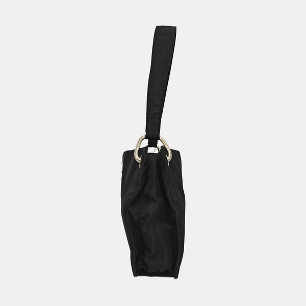 Nylon Shoulder Bag Black