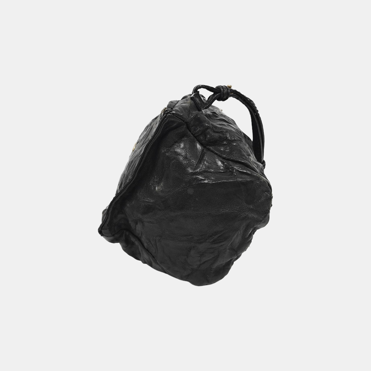 Lambskin Shoulder Bag Black