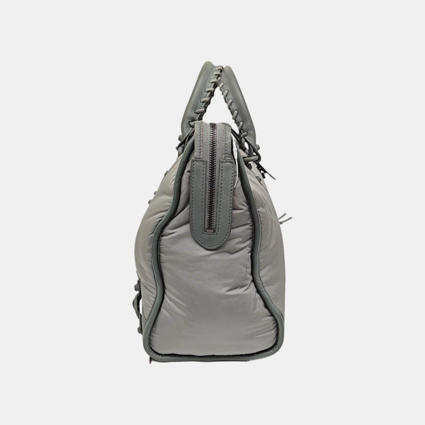 Classic Metallic Edge City Medium Nylon Gray