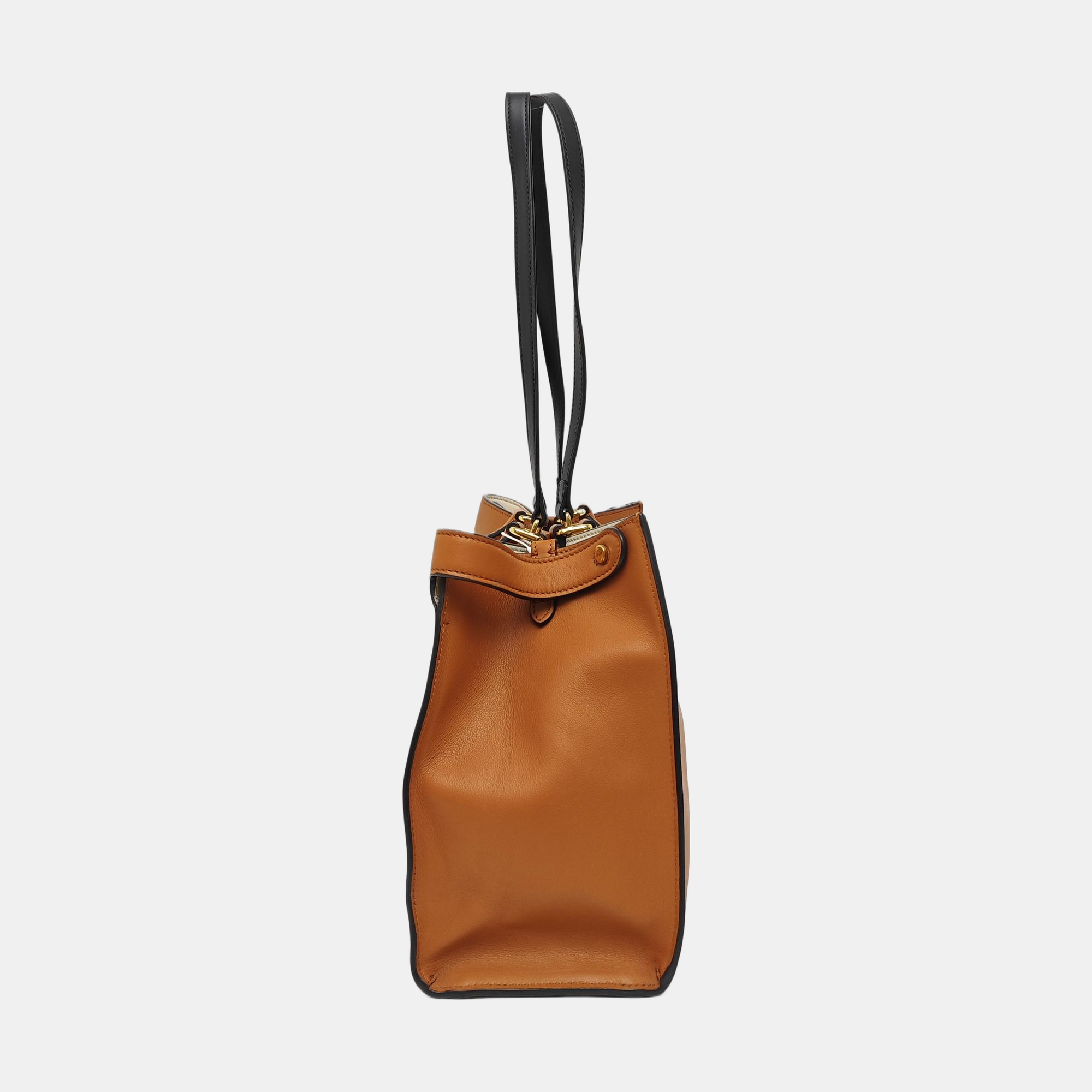 Peekaboo Large Calfskin Brown