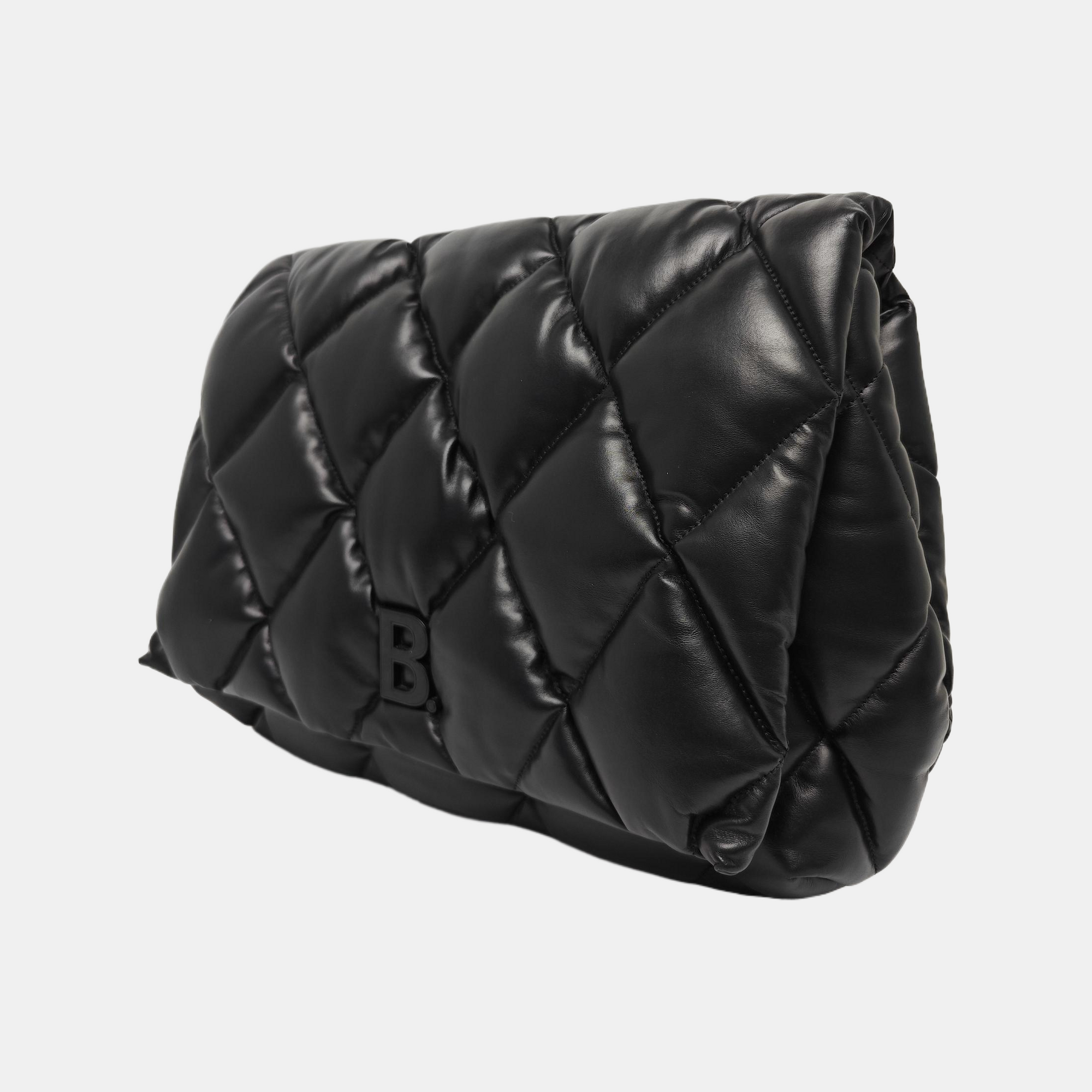 B. Quilted Calfskin Black